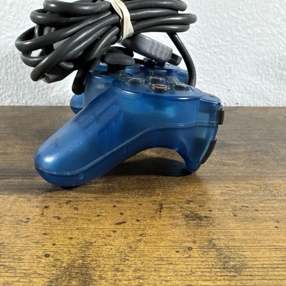 1999 Sony PlayStation 1 PS1 Island Blue Video Game Controller SCPH-1200 PS One